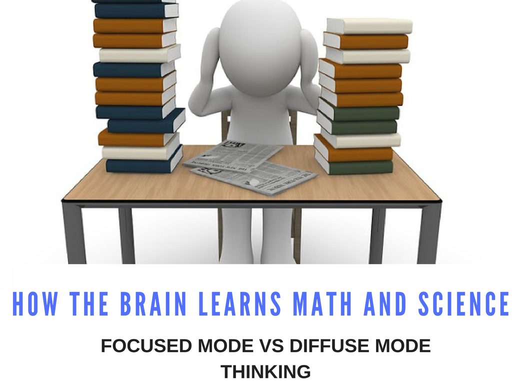 How the Brain Learns Math and Science: Focused Mode vs Diffuse Mode Thinking