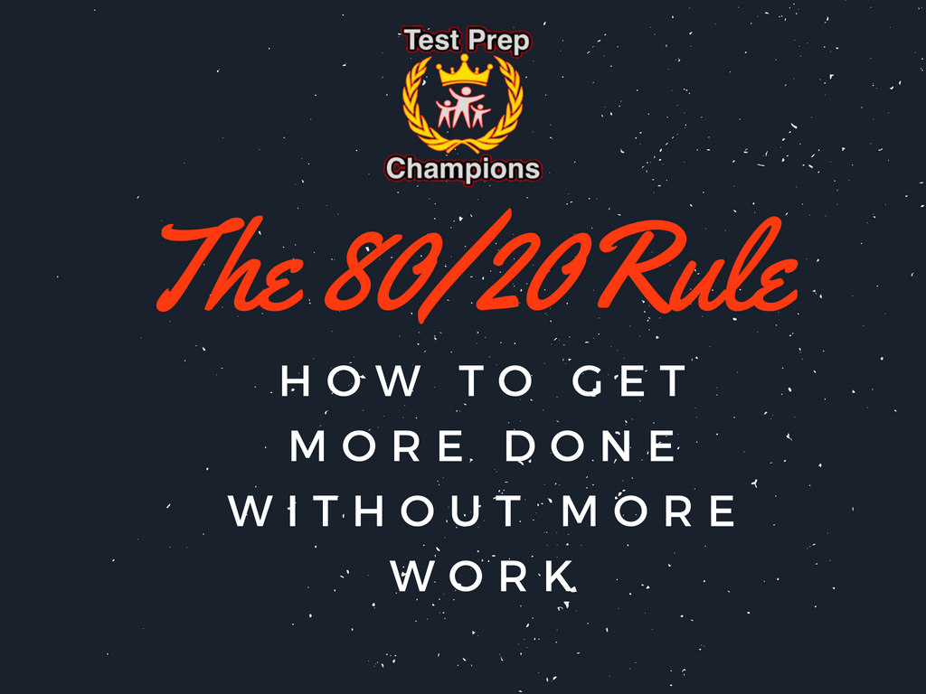How to Get More Done Without More Work: The 80/20 Rule for Students