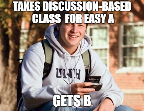 Discussion-Based Classes meme