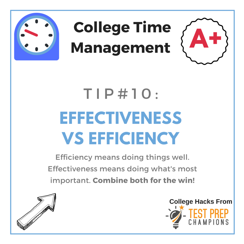 tip 10 college time management